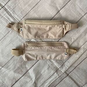 Austin House 2 bundle Fanny pack w/double zipper closure & elastic strap